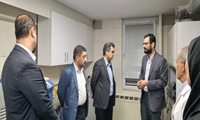 بازدید معاون تحقیقات دانشگاه از مرکز تحقیقات سوختگی و مرکز رشد قمر بیمارستان حضرت فاطمه (س)